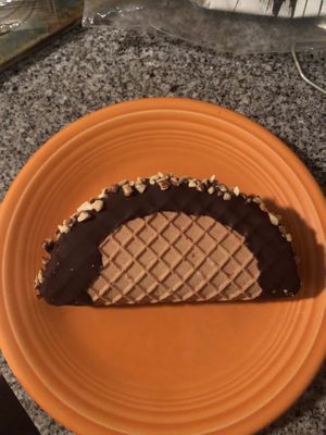 Gelato taco! Yum!  at Conscious Creamery in Sacramento