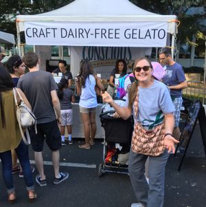 the only vegan vendor at Sacramento Farm to Fork  at Conscious Creamery in Sacramento