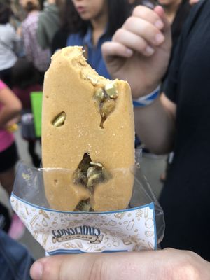 Pumpkin with Pepita brittle at Conscious Creamery in Sacramento