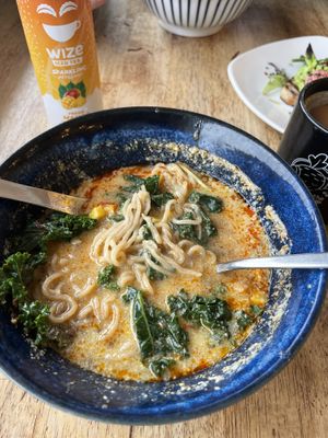   at The Workshop Vegetarian Cafe in North Vancouver