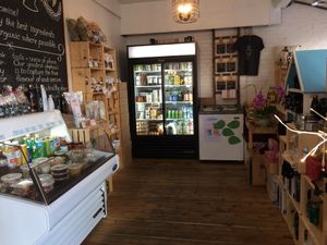 Market at The Workshop Vegetarian Cafe in North Vancouver