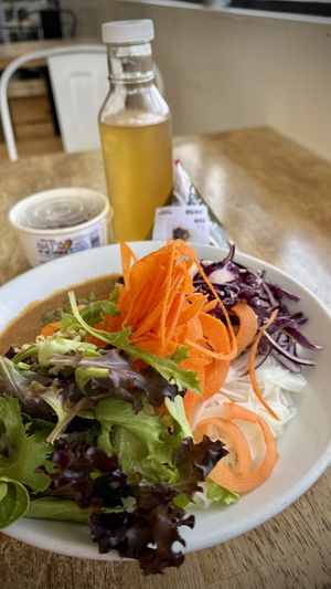   at The Workshop Vegetarian Cafe in North Vancouver