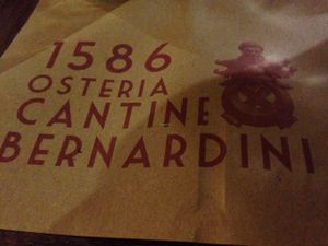 Been around since 1586! at Cantine Bernardini in Lucca