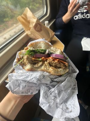 The burger at Good Food in Zagreb