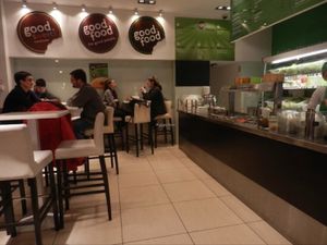 Inside of the restoraunt at Good Food in Zagreb