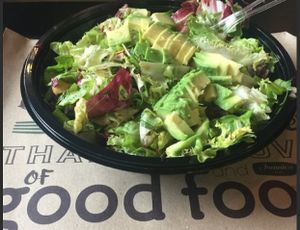 Vegan salad at Good Food in Zagreb