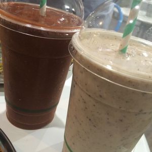 Smoothies! at OM Vegan Kitchen in Surry Hills