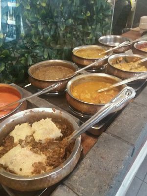 lasagne and other hot dishes at OM Vegan Kitchen in Surry Hills