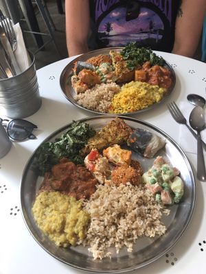 Vegan Buffet. Delicious. at OM Vegan Kitchen in Surry Hills