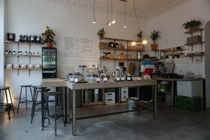 Counter at Isla Coffee in Berlin