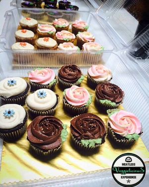 Vegan and Vegetarian Cupcakes at Veggielicious Cafe in Penang