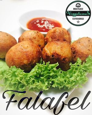 Yummy Falafel at Veggielicious Cafe in Penang