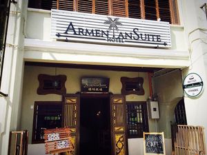 Entrance at Veggielicious Cafe in Penang