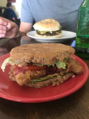 soy fillet sandwich and burger at Doo it! in Cluj-napoca