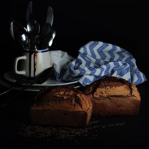 Gluten-free, vegan and yeast-free ryeless "rye"  bread at Cock-A-Doodle-Doo in Toronto