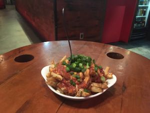 vegan poutine  at The Spud Shack in New Westminster