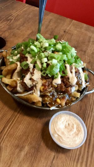 Vegan chilli poutine (best poutine I’ve had) at The Spud Shack in New Westminster
