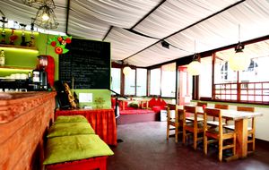 Light and airy at Sarangi Vegetarian Restaurant in Kathmandu