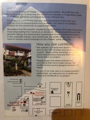 Menu 10 at Sarangi Vegetarian Restaurant in Kathmandu