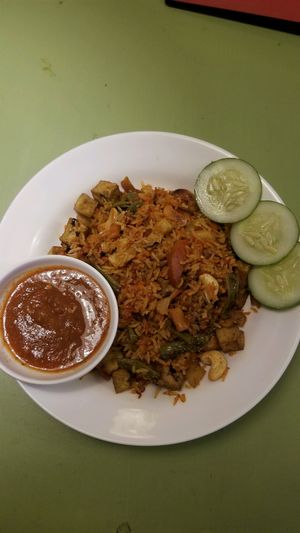 briyani at Sarangi Vegetarian Restaurant in Kathmandu