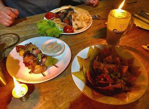 farmer's dish, nachos at Sarangi Vegetarian Restaurant in Kathmandu