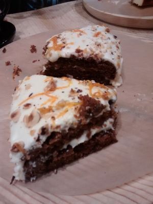 Carrot cake at La Huerta de Almeria - La Latina in Madrid
