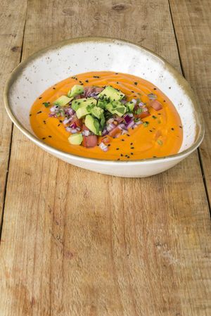 Salmorejo at La Huerta de Almeria - La Latina in Madrid