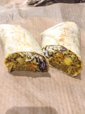 Vegan Burrito at La Huerta de Almeria - La Latina in Madrid