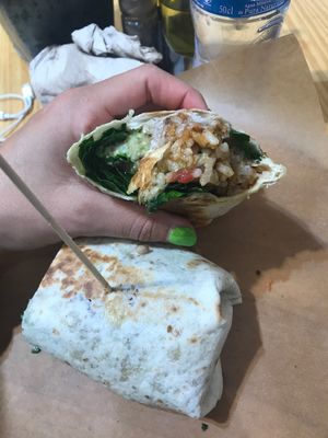 Texmex wrap without cheese  at La Huerta de Almeria - La Latina in Madrid