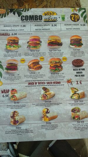 La carta at La Huerta de Almeria - La Latina in Madrid