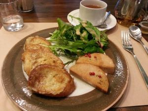 Vegan French Toast at Fukamidori in Fukui