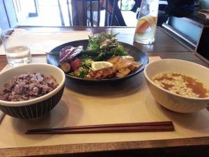 Vegan Plate at Fukamidori in Fukui