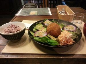 Vegan Plate at Fukamidori in Fukui