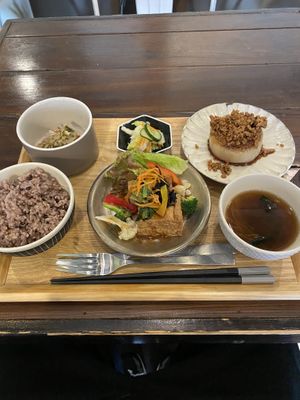 The food  at Fukamidori in Fukui