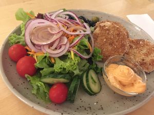 Die Küchle, waren ziemlich lecker :) at Beim Olivenbauer in Fuessen