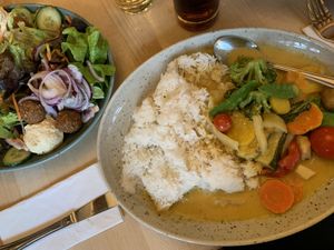 Thai Curry & Salat „Orient" at Beim Olivenbauer in Fuessen