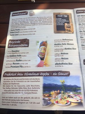 Getränke 2 at Beim Olivenbauer in Fuessen