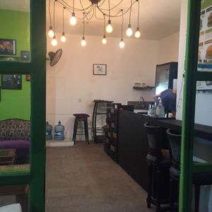 inside  at Marvin's Burgers in Playa Del Carmen