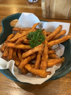 Really tasty sweet potato fries 👌🏽  at We Cafe in Phuket