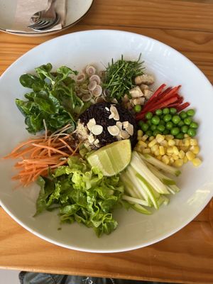 A spicy quinoa dish  at We Cafe in Phuket