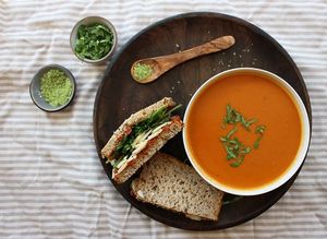 soup at Gartnerei - Seefeldstrasse in Zurich