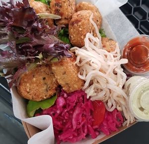 Golden Rice Nuggets at Iku Whole Food - North Sydney in North Sydney