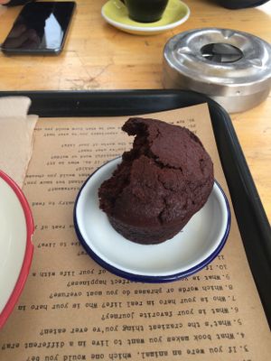 Muffin  at Shakespeare and Company Cafe in Paris