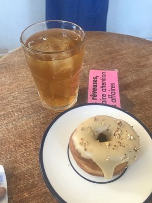 Donut at Shakespeare and Company Cafe in Paris