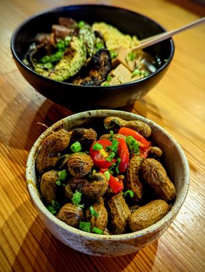 Spicy Boiled Peanuts at Dashi in Durham