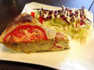 creamy quiche at Tofunia in Taipei