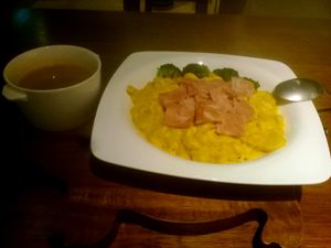 Mac&cheese with bacon at Tofunia in Taipei