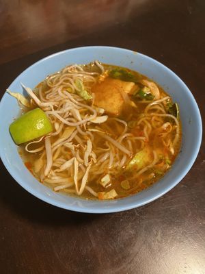 Bun Hue Spicy Soup  at Loving Hut in Garden Grove