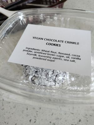 Cookies at Loving Hut in Garden Grove