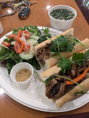 Bahn Mi at Loving Hut in Garden Grove